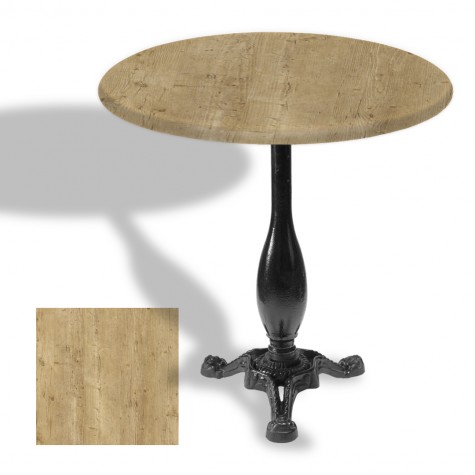 Çipa 2015 Döküm Ayak Yuvarlak Masa Çap 107cm - (Werzalit, Wermodin ve Allzalit Tabla)