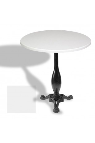 Çipa 2015 Döküm Ayak Yuvarlak Masa Çap 107cm - (Werzalit, Wermodin ve Allzalit Tabla)