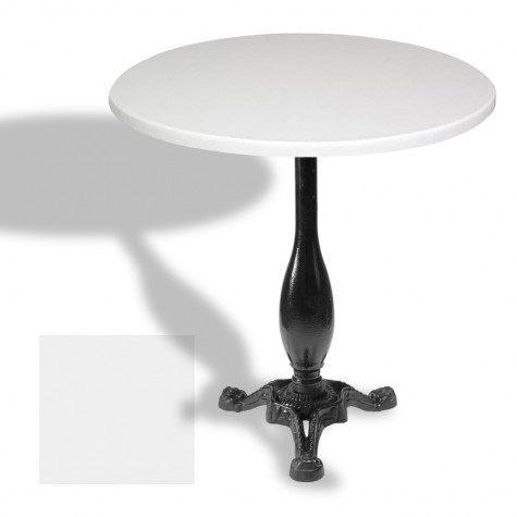 Çipa 2015 Döküm Ayak Yuvarlak Masa Çap 107cm - (Werzalit, Wermodin ve Allzalit Tabla)