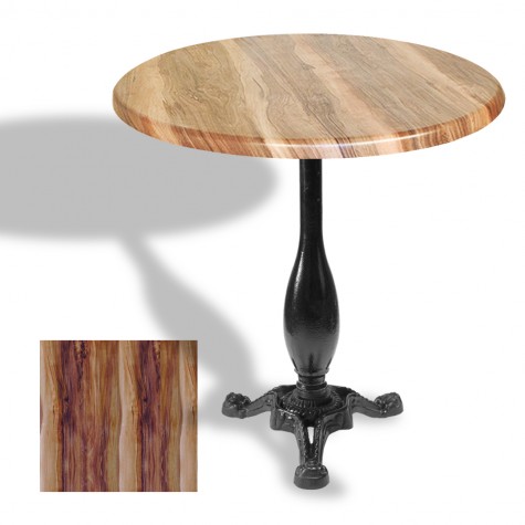 Çipa 2015 Döküm Ayak Yuvarlak Masa Çap 107cm - (Werzalit, Wermodin ve Allzalit Tabla)