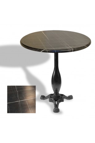 Çipa 2015 Döküm Ayak Yuvarlak Masa Çap 107cm - (Werzalit, Wermodin ve Allzalit Tabla)