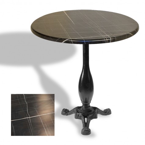 Çipa 2015 Döküm Ayak Yuvarlak Masa Çap 107cm - (Werzalit, Wermodin ve Allzalit Tabla)