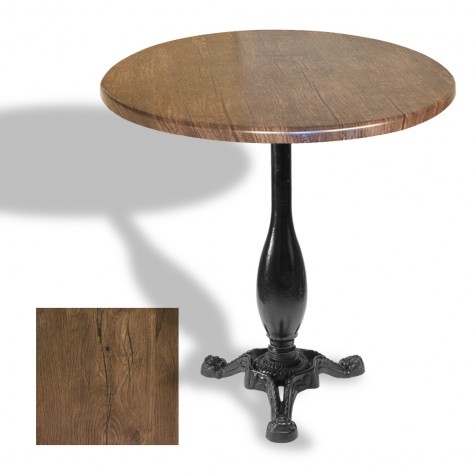 Çipa 2015 Döküm Ayak Yuvarlak Masa Çap 107cm - (Werzalit, Wermodin ve Allzalit Tabla)