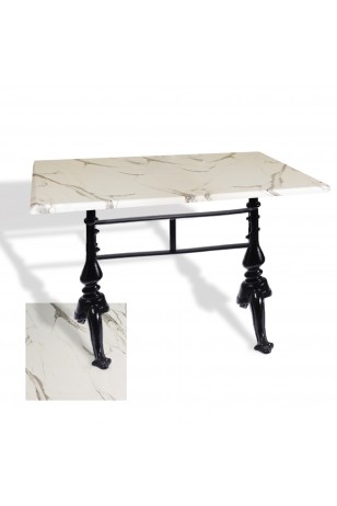 Çipa 3001 Döküm Ayak Masa 70x120 cm - (Werzalit, Wermodin ve Allzalit Tabla)