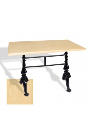 Çipa 3001 Döküm Ayak Masa 70x120 cm - (Werzalit, Wermodin ve Allzalit Tabla)