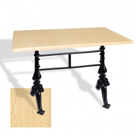 Çipa 3001 Döküm Ayak Masa 70x120 cm - (Werzalit, Wermodin ve Allzalit Tabla)