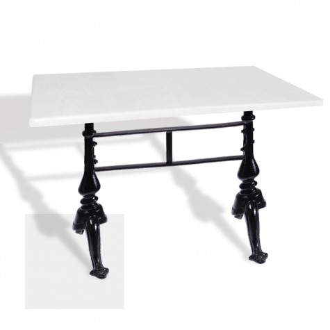 Çipa 3001 Döküm Ayak Masa 70x120 cm - (Werzalit, Wermodin ve Allzalit Tabla)