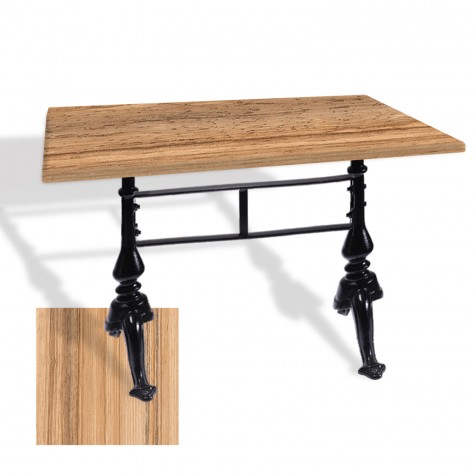 Çipa 3001 Döküm Ayak Masa 70x120 cm - (Werzalit, Wermodin ve Allzalit Tabla)