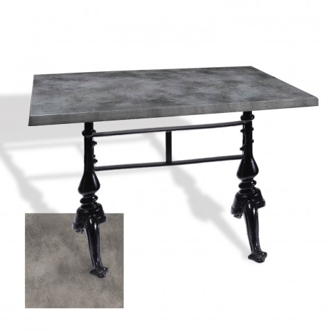 Çipa 3001 Döküm Ayak Masa 70x120 cm - (Werzalit, Wermodin ve Allzalit Tabla)