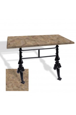 Çipa 3001 Döküm Ayak Masa 70x120 cm - (Werzalit, Wermodin ve Allzalit Tabla)