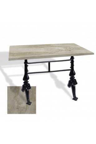 Çipa 3001 Döküm Ayak Masa 80x140 cm - (Werzalit, Wermodin ve Allzalit Tabla)