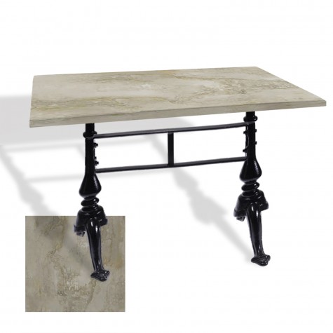 Çipa 3001 Döküm Ayak Masa 80x140 cm - (Werzalit, Wermodin ve Allzalit Tabla)