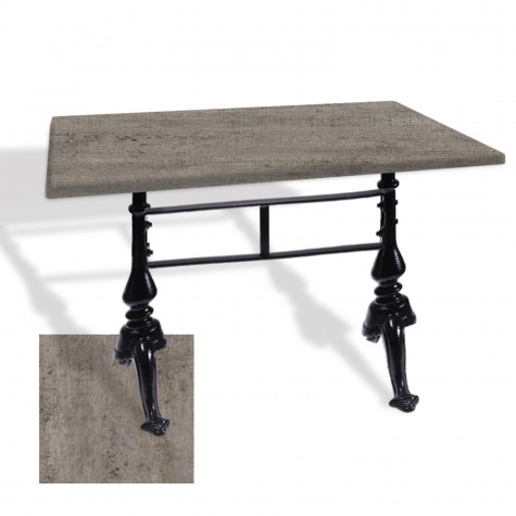 Çipa 3001 Döküm Ayak Masa 80x140 cm - (Werzalit, Wermodin ve Allzalit Tabla)