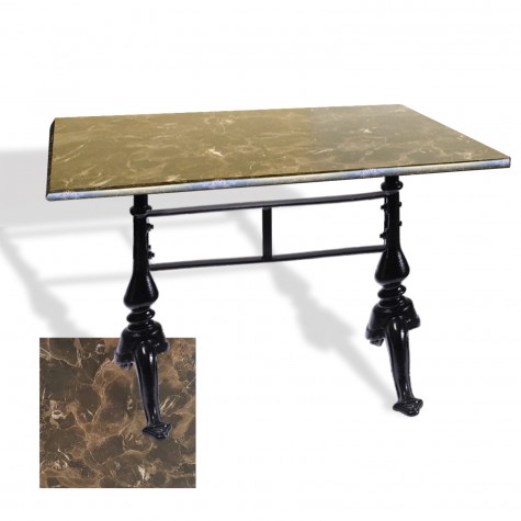 Çipa 3001 Döküm Ayak Masa 80x140 cm - (Werzalit, Wermodin ve Allzalit Tabla)