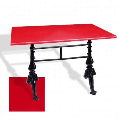 Çipa 3001 Döküm Ayak Masa 80x140 cm - (Werzalit, Wermodin ve Allzalit Tabla)