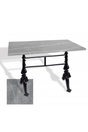 Çipa 3001 Döküm Ayak Masa 80x120 cm - (Werzalit, Wermodin ve Allzalit Tabla)