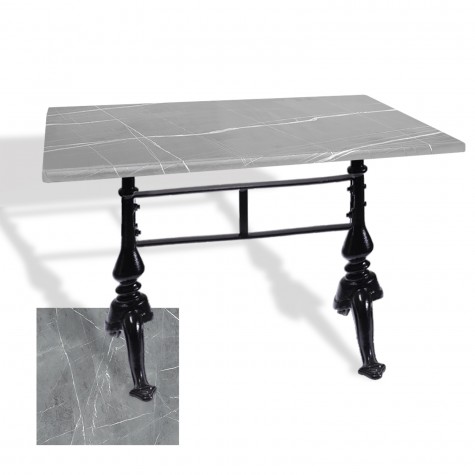 Çipa 3001 Döküm Ayak Masa 80x120 cm - (Werzalit, Wermodin ve Allzalit Tabla)