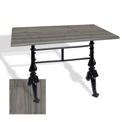 Çipa 3001 Döküm Ayak Masa 80x120 cm - (Werzalit, Wermodin ve Allzalit Tabla)