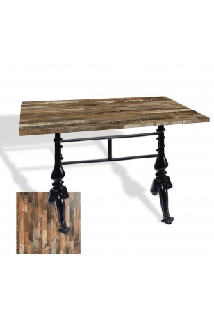 Çipa 3001 Döküm Ayak Masa 80x120 cm - (Werzalit, Wermodin ve Allzalit Tabla)