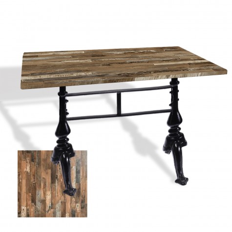 Çipa 3001 Döküm Ayak Masa 80x120 cm - (Werzalit, Wermodin ve Allzalit Tabla)