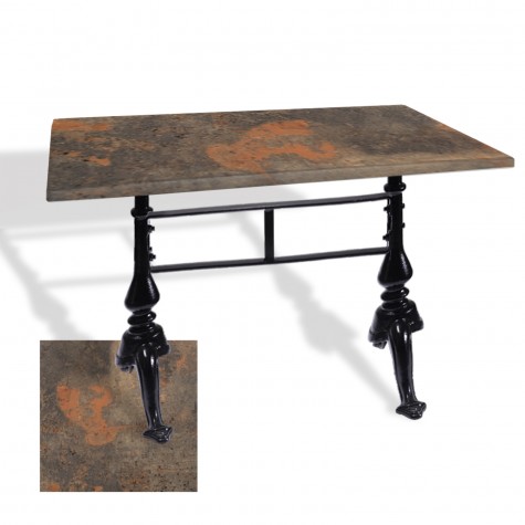 Çipa 3001 Döküm Ayak Masa 80x120 cm - (Werzalit, Wermodin ve Allzalit Tabla)