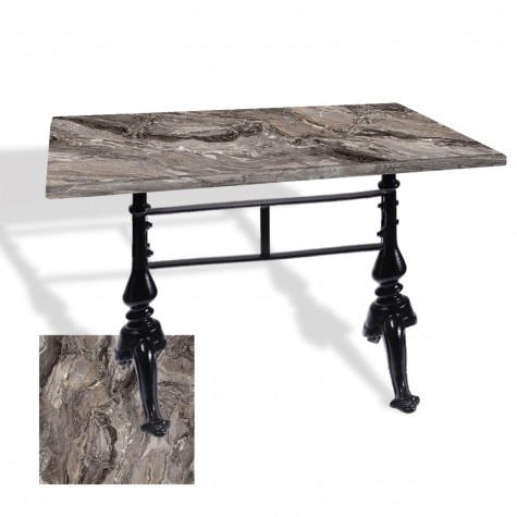 Çipa 3001 Döküm Ayak Masa 80x140 cm - (Werzalit, Wermodin ve Allzalit Tabla)