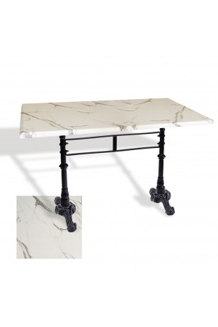 Çipa 3002 Döküm Ayak Masa 80x120 cm - (Werzalit, Wermodin ve Allzalit Tabla)