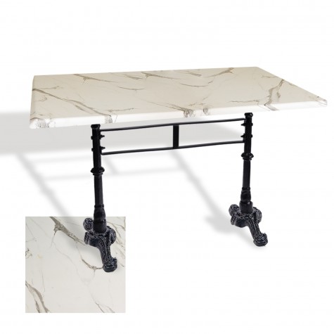 Çipa 3002 Döküm Ayak Masa 80x120 cm - (Werzalit, Wermodin ve Allzalit Tabla)