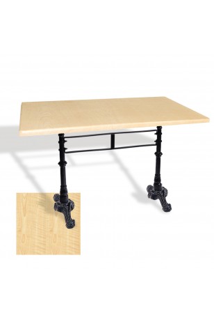 Çipa 3002 Döküm Ayak Masa 80x120 cm - (Werzalit, Wermodin ve Allzalit Tabla)