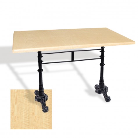 Çipa 3002 Döküm Ayak Masa 80x120 cm - (Werzalit, Wermodin ve Allzalit Tabla)