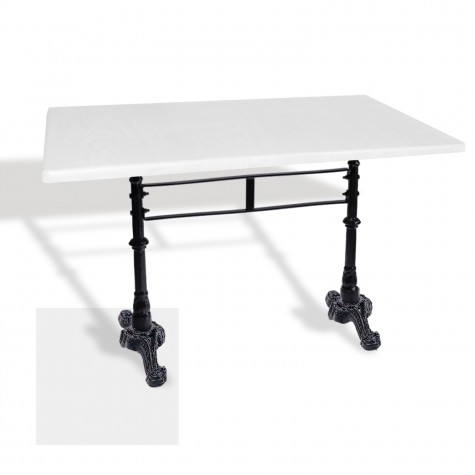 Çipa 3002 Döküm Ayak Masa 80x120 cm - (Werzalit, Wermodin ve Allzalit Tabla)