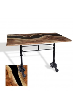 Çipa 3002 Döküm Ayak Masa 70x120 cm - (Werzalit, Wermodin ve Allzalit Tabla)