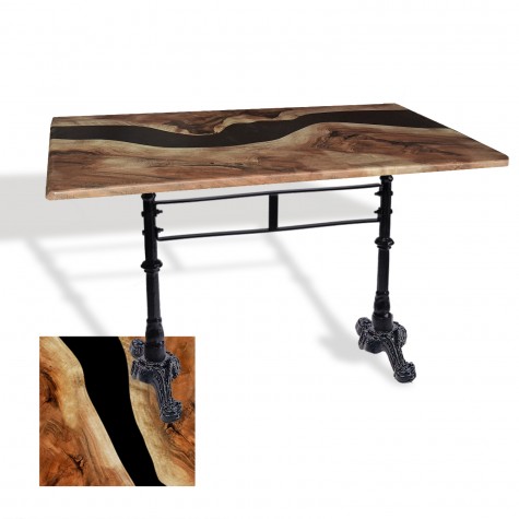 Çipa 3002 Döküm Ayak Masa 70x120 cm - (Werzalit, Wermodin ve Allzalit Tabla)