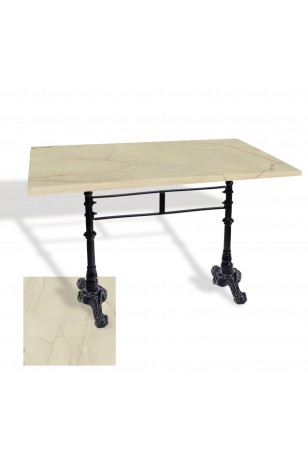 Çipa 3002 Döküm Ayak Masa 80x120 cm - (Werzalit, Wermodin ve Allzalit Tabla)