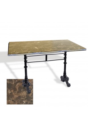 Çipa 3002 Döküm Ayak Masa 80x120 cm - (Werzalit, Wermodin ve Allzalit Tabla)