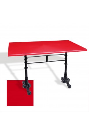 Çipa 3002 Döküm Ayak Masa 80x120 cm - (Werzalit, Wermodin ve Allzalit Tabla)