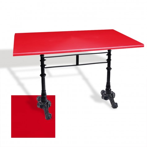 Çipa 3002 Döküm Ayak Masa 80x120 cm - (Werzalit, Wermodin ve Allzalit Tabla)