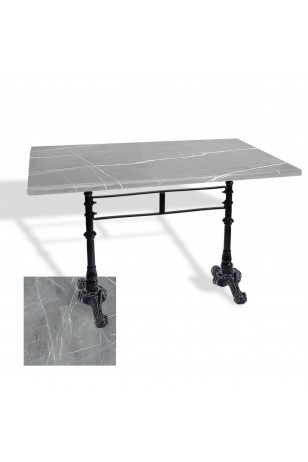 Çipa 3002 Döküm Ayak Masa 70x120 cm - (Werzalit, Wermodin ve Allzalit Tabla)