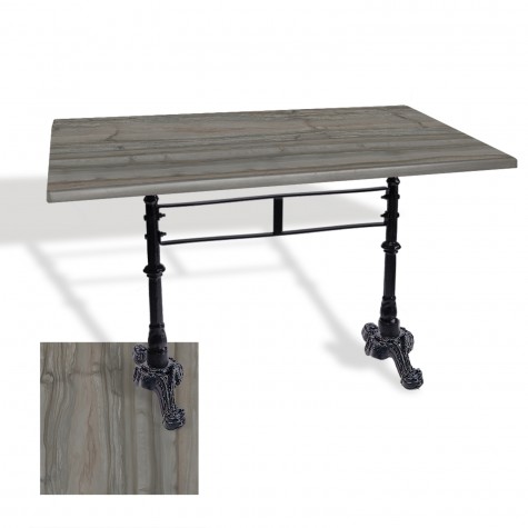 Çipa 3002 Döküm Ayak Masa 70x120 cm - (Werzalit, Wermodin ve Allzalit Tabla)