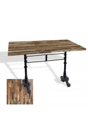 Çipa 3002 Döküm Ayak Masa 70x120 cm - (Werzalit, Wermodin ve Allzalit Tabla)