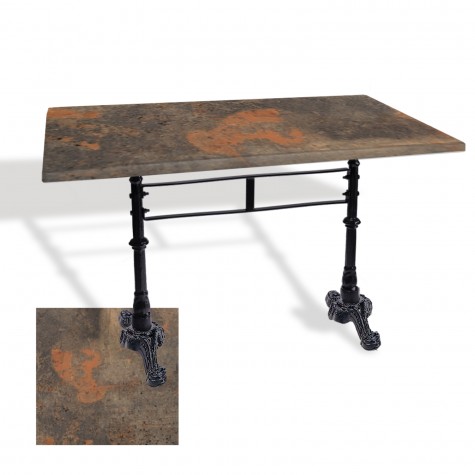 Çipa 3002 Döküm Ayak Masa 70x120 cm - (Werzalit, Wermodin ve Allzalit Tabla)