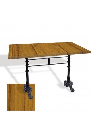 Çipa 3002 Döküm Ayak Masa 80x140 cm - (Werzalit, Wermodin ve Allzalit Tabla)