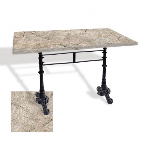 Çipa 3002 Döküm Ayak Masa 70x120 cm - (Werzalit, Wermodin ve Allzalit Tabla)