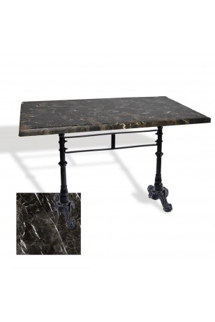 Çipa 3002 Döküm Ayak Masa 70x120 cm - (Werzalit, Wermodin ve Allzalit Tabla)