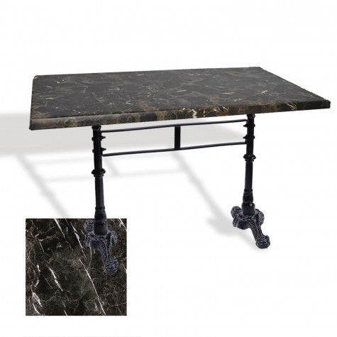 Çipa 3002 Döküm Ayak Masa 70x120 cm - (Werzalit, Wermodin ve Allzalit Tabla)