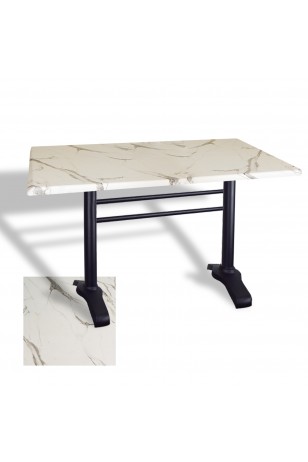 Çipa 3010 Döküm Ayak Masa 80x120 cm - (Werzalit, Wermodin ve Allzalit Tabla)