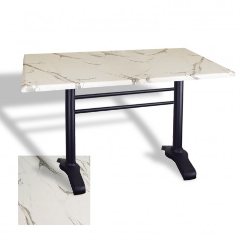 Çipa 3010 Döküm Ayak Masa 80x120 cm - (Werzalit, Wermodin ve Allzalit Tabla)
