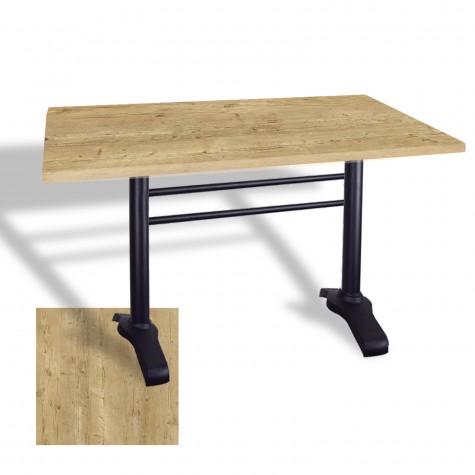 Çipa 3010 Döküm Ayak Masa 80x120 cm - (Werzalit, Wermodin ve Allzalit Tabla)