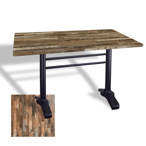 Çipa 3010 Döküm Ayak Masa 80x120 cm - (Werzalit, Wermodin ve Allzalit Tabla)