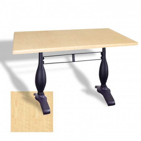 Çipa 3011 Döküm Ayak Masa 70x120 cm - (Werzalit, Wermodin ve Allzalit Tabla)